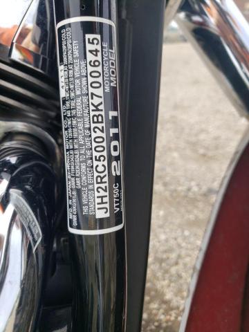 2011 HONDA VT750 C JH2RC5002BK700645