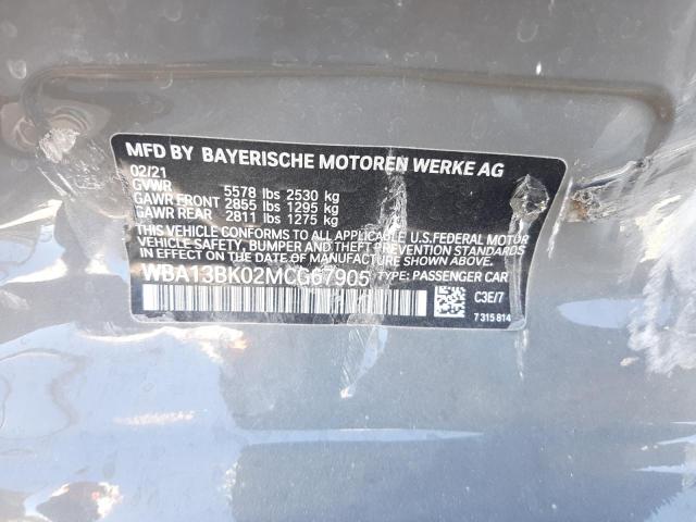 2021 BMW M550XI WBA13BK02MCG67905