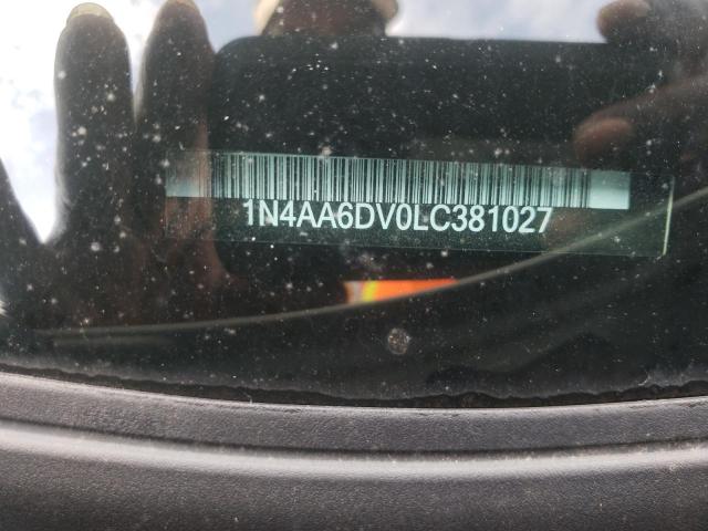 2020 NISSAN MAXIMA SL 1N4AA6DV0LC381027