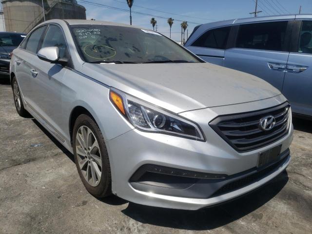 Salvage cars for sale from Copart Wilmington, CA: 2015 Hyundai Sonata Sport