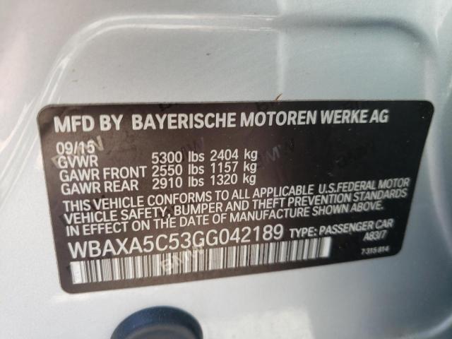 2016 BMW 535 D WBAXA5C53GG042189