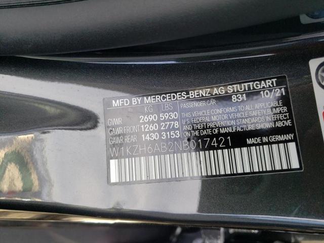 2022 MERCEDES-BENZ E 450 4M A W1KZH6AB2NB017421