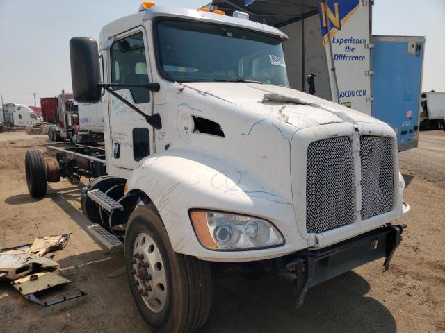 Salvage trucks for sale at Brighton, CO auction: 2013 Kenworth Construction