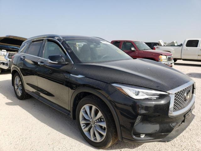 Salvage cars for sale from Copart San Antonio, TX: 2021 Infiniti QX50 Luxe