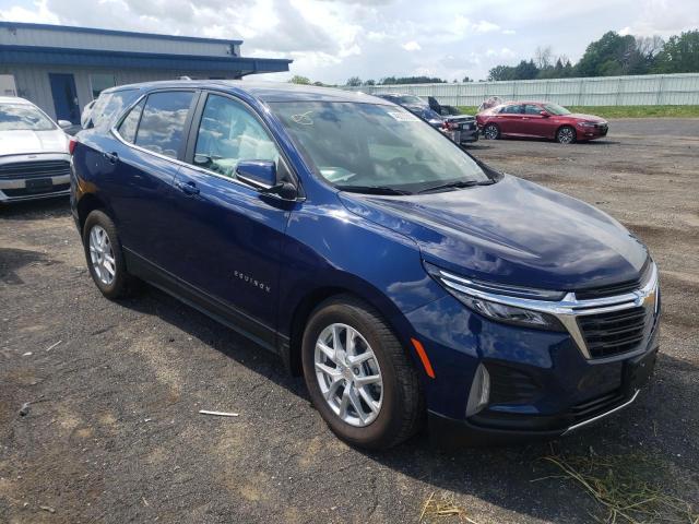 Salvage cars for sale from Copart Mcfarland, WI: 2022 Chevrolet Equinox LT