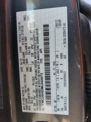 1FMCU0H62MUA64075 2021 FORD ESCAPE - Image 10