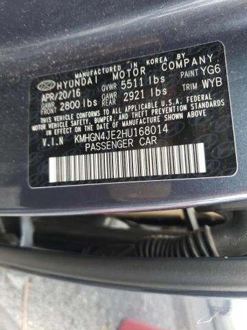 2017 HYUNDAI G80 KMHGN4JE2HU168014