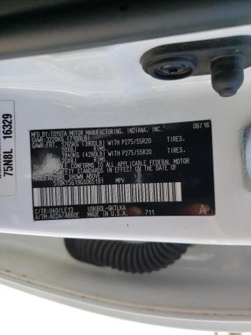 2016 TOYOTA SEQUOIA LI 5TDKY5G19GS065191