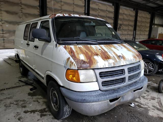 Salvage cars for sale from Copart Graham, WA: 2001 Dodge RAM Van B2