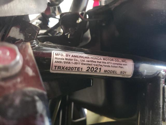2021 HONDA TRX420 TE 1HFTE3957M4700505