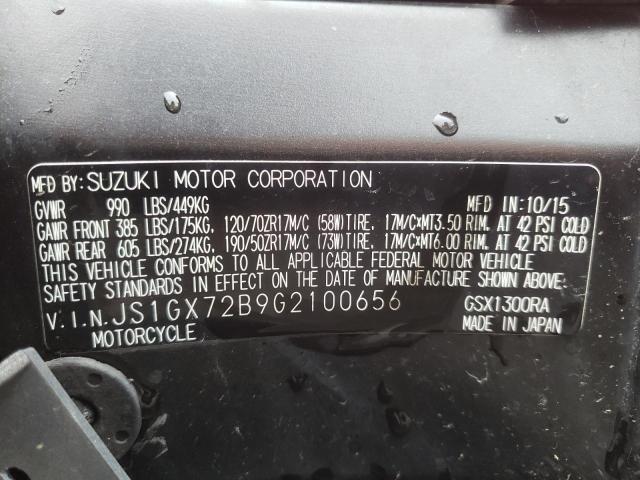 2016 SUZUKI GSX1300 RA JS1GX72B9G2100656