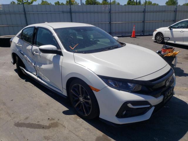 Salvage cars for sale from Copart Antelope, CA: 2021 Honda Civic Sport
