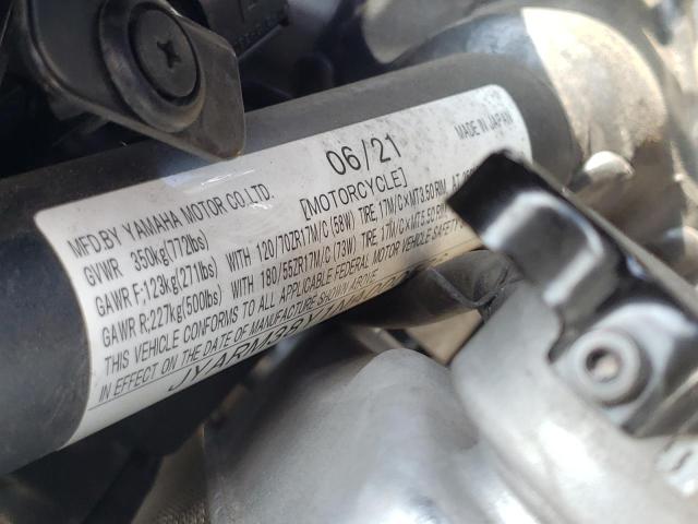 2022 YAMAHA YZFR7 JYARM38Y1NA000576