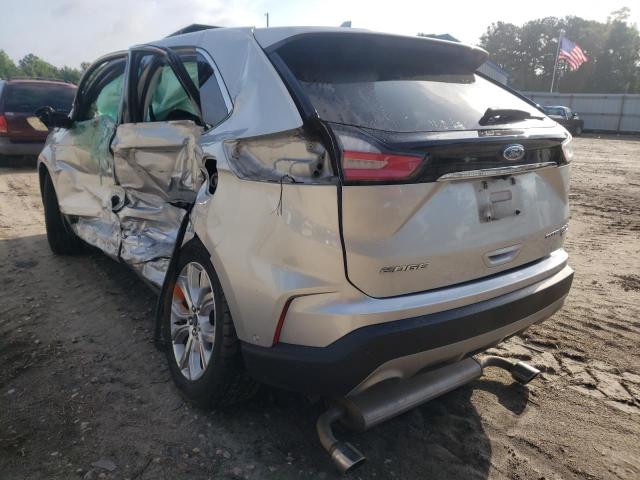 Vin: 2fmpk3k9xkbb42665, lot: 48865052, ford edge titanium 20193