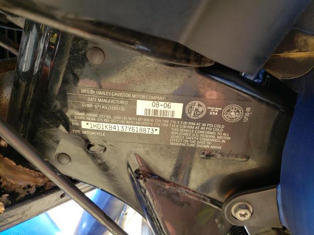 2007 HARLEY-DAVIDSON FLHX 1HD1KB4137Y618873