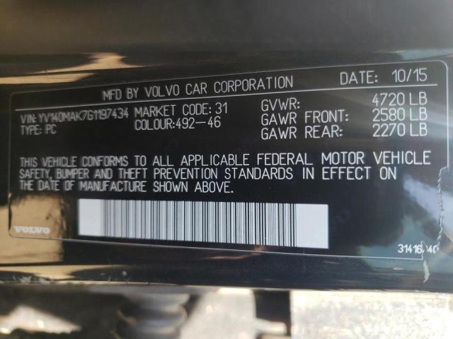 2016 VOLVO S80 PREMIE YV140MAK7G1197434