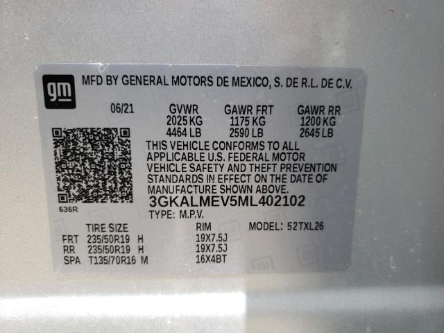 2021 GMC TERRAIN SL 3GKALMEV5ML402102