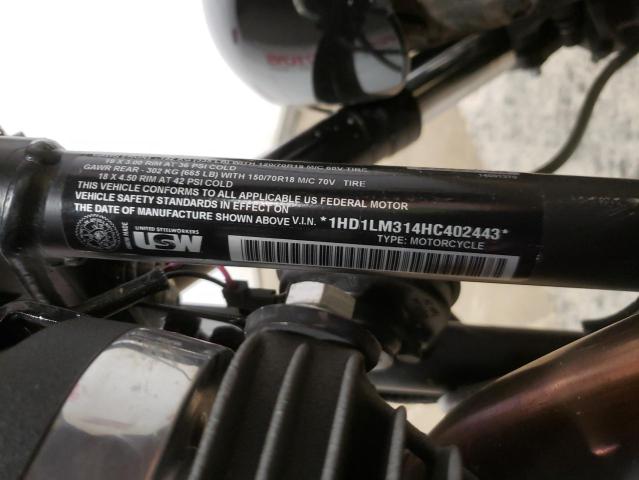 2017 HARLEY-DAVIDSON XL1200 CX 1HD1LM314HC402443