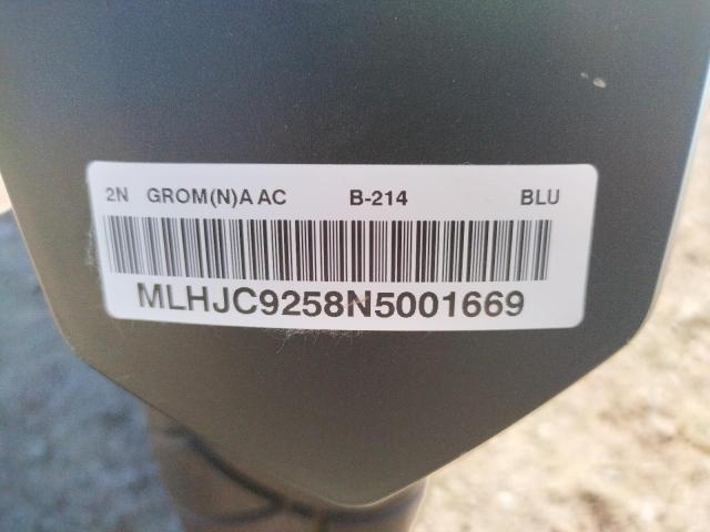 2022 HONDA GROM A MLHJC9258N5001669