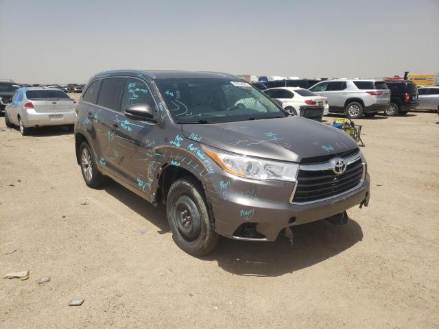 Salvage cars for sale from Copart Amarillo, TX: 2015 Toyota Highlander