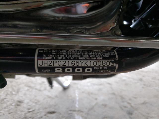 2000 HONDA VT600 CD2 JH2PC2165YK100803