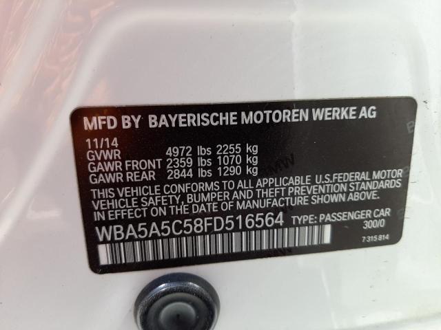 2015 BMW 528 WBA5A5C58FD516564