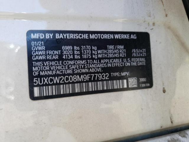 Auction sale of the 2021 BMW X7 , vin: 5UXCW2C08M9F77932, lot number: 48594562