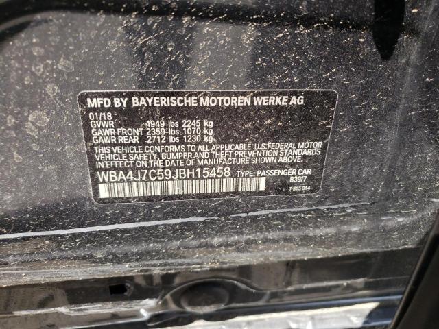 2018 BMW 440XI GRAN WBA4J7C59JBH15458