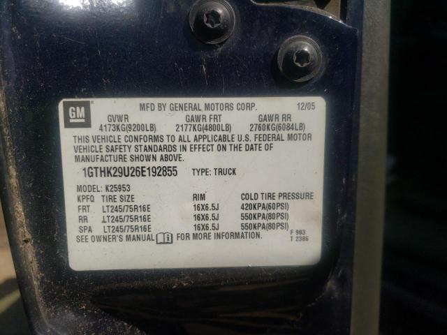 1GTHK29U26E192855 GMC Sierra K2500 Heavy Duty