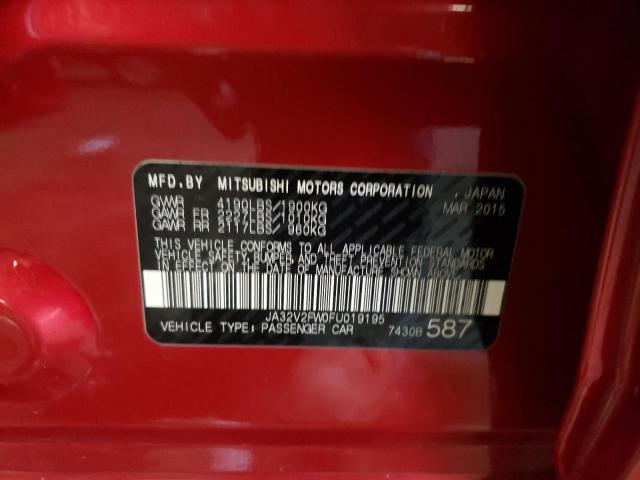 2015 MITSUBISHI LANCER SE JA32V2FW0FU019195