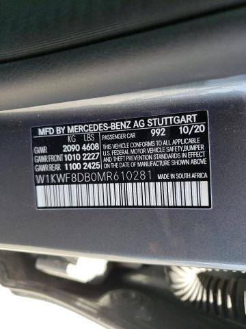 2021 MERCEDES-BENZ B W1KWF8DB0MR610281