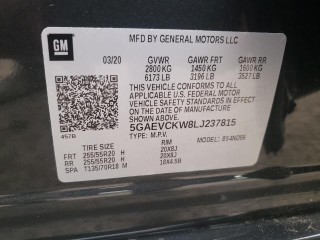 2020 BUICK ENCLAVE AV 5GAEVCKW8LJ237815