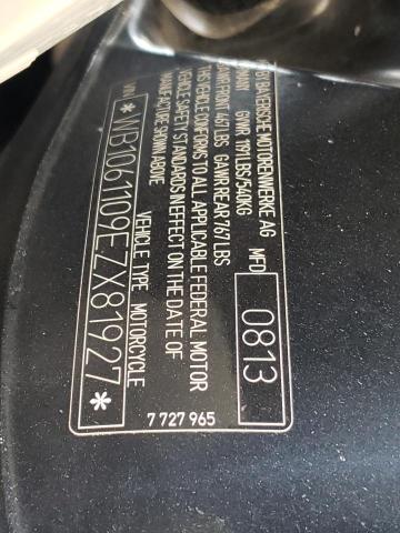 2014 BMW K1600 GT WB1061109EZX81927