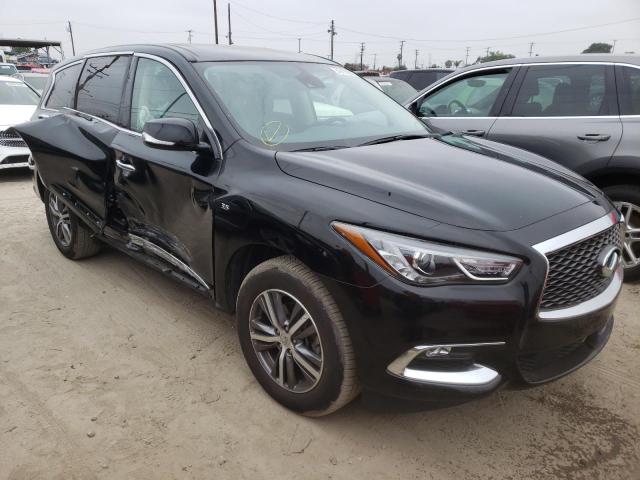 Salvage cars for sale from Copart Los Angeles, CA: 2020 Infiniti QX60 Luxe