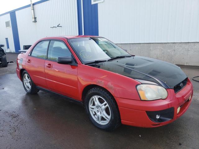 Salvage cars for sale from Copart Atlantic Canada Auction, NB: 2004 Subaru Impreza RS