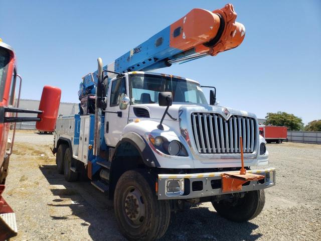 Salvage trucks for sale at Sacramento, CA auction: 2013 International 7000 7500