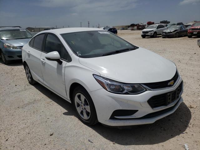 Salvage cars for sale from Copart San Antonio, TX: 2017 Chevrolet Cruze LS