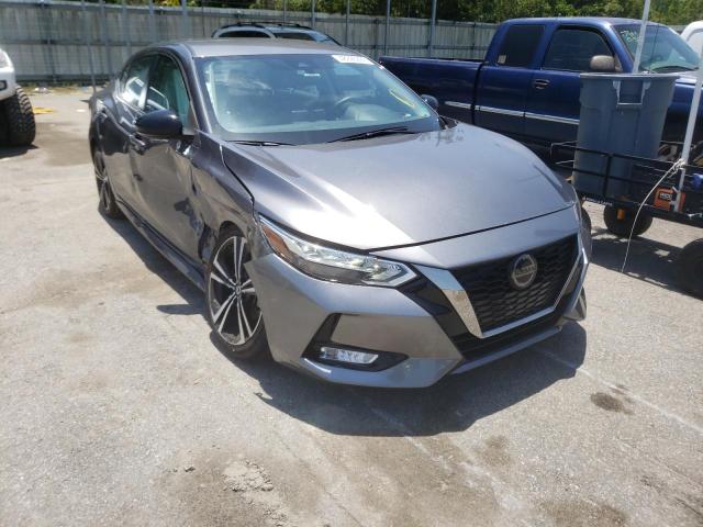 Salvage cars for sale from Copart Savannah, GA: 2021 Nissan Sentra SR