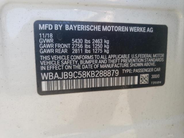 2019 BMW M550XI WBAJB9C58KB288879