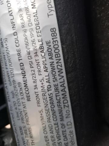 2022 DUCATI MULTISTRAD ZDMAALVW2NB003188