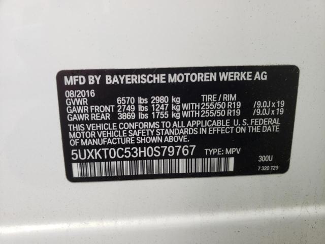 2017 BMW X5 XDR40E 5UXKT0C53H0S79767