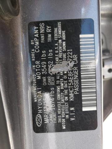 2015 HYUNDAI ACCENT GS KMHCT5AE8FU227221