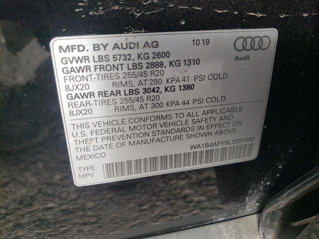 2020 AUDI SQ5 PREMIU WA1B4AFY9L2037969