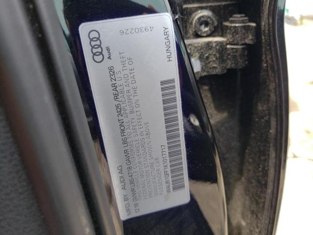 2019 AUDI S3 PREMIUM WAUB1GFF1K1017717