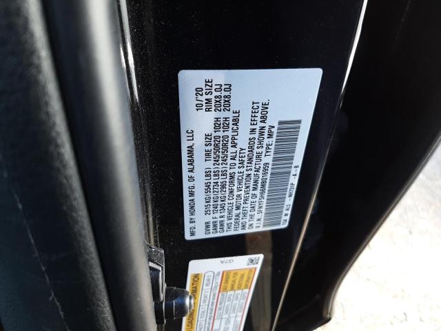 2021 HONDA PILOT TOUR - 5FNYF5H66MB016959