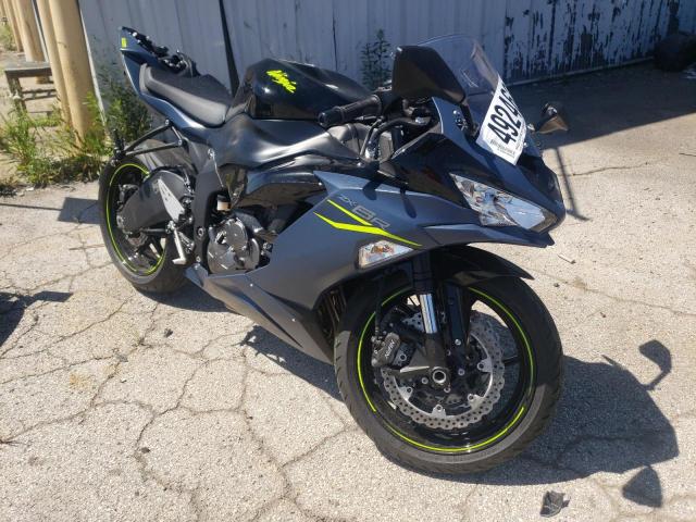 Salvage cars for sale from Copart Chicago Heights, IL: 2022 Kawasaki ZX636 K