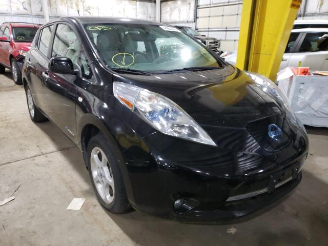 Salvage cars for sale at Woodburn, OR auction: 2011 Nissan Leaf