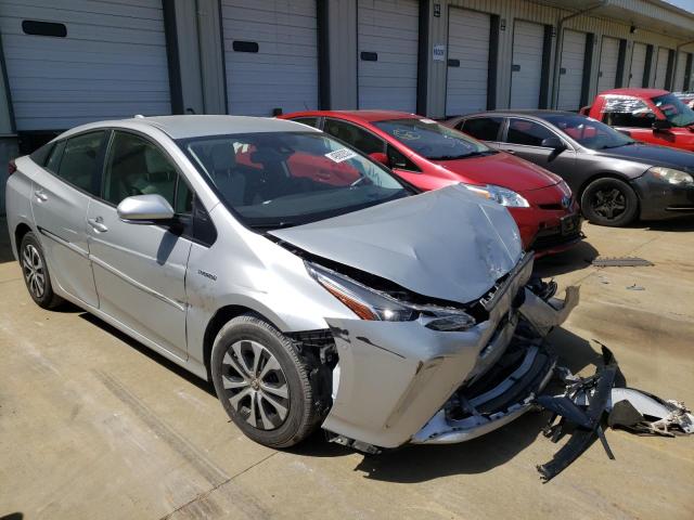 Salvage cars for sale from Copart Louisville, KY: 2022 Toyota Prius LE