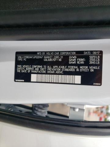 2018 VOLVO S90 T5 MOM LVY982AK1JP029147