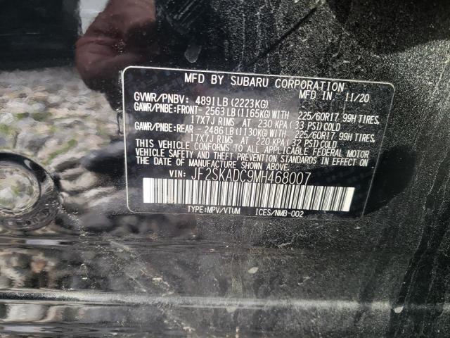 2021 SUBARU FORESTER JF2SKADC9MH468007